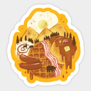 Breakfasts cape Sticker